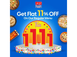 Karachi Foods FLAT 11% off on Regular Menuimage-1774